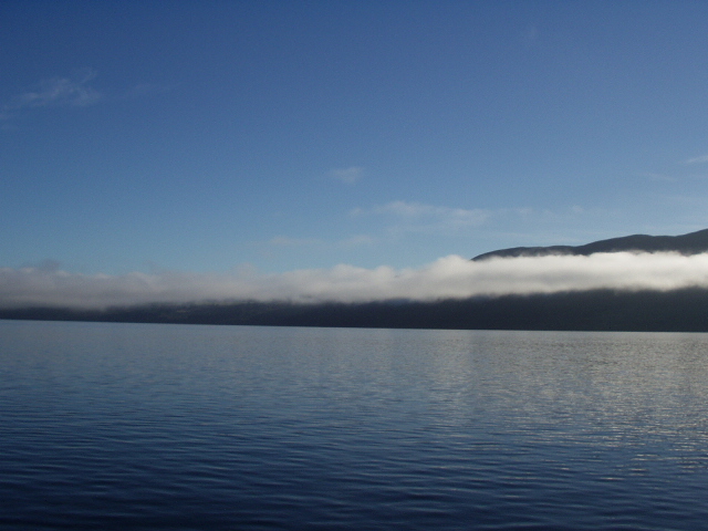 Lifting mists.